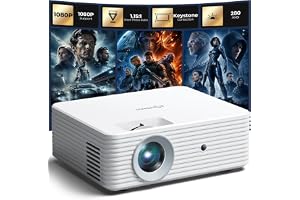 Mini Projector for iPhone, ELEPHAS Portable Projector for Bedroom | Built-in Speaker, 1080P Support, Small Pocket Movie Proyector Compatible with Android/iOS/Windows/TV Stick/HDMI/USB
