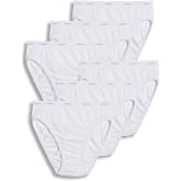 Jockey Women's Underwear 100% Cotton Elance French Cut - 6 Pack