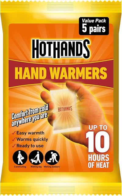 HotHands Hand Warmers Pack of 5 Pairs Orange/Gold