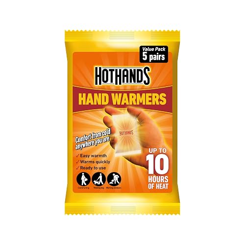 Hot Hands Hand Warmers - Pack Of 5 Pairs, Orange/Gold