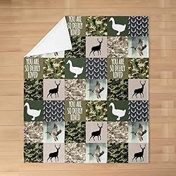Feelyou Deer Duck Cowhide All Season,Bed Blanket