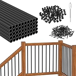 BLIKA 50 Pack 26" Aluminum Deck Balusters with