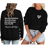 COLORFUL BLING You Matter Sweatshirt Women Inspirational Positiven Mental Health Casual Pullover Top Letter Print Shirt