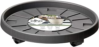 Elho Universal Planttaxi, Anthrazit, ⌀ 29,3 x H 5 cm