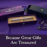 Bond & Regent Silver Chrome 24K Gold Rollerball Pen Luxury Grade view 2