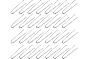 Healvian 200pcs High Temperature Tungsten Wire Burning Needles U Shape Hooks for Pottery Kiln Firing Small