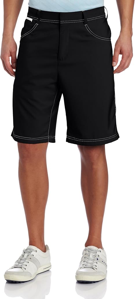 Amazon.com : adidas Golf Men's Climalite Contrast Stitch Shorts, Black/White, 33-Inch : Clothing