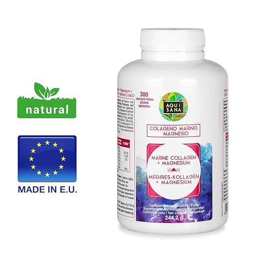 title=Collagene marino 300 compresse, collagene idrolizzato e magnesio, calcio,