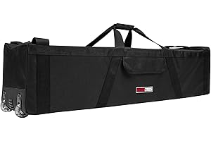 Gator Cases MiZone Drum Set Hardware Bag with Wheels and Tow Handle, 46" x 12" x 12" (GP-HDWE-1246W)
