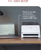 Canon imageFORMULA R30 Office Document Scanner Auto Document Feeder Duplex view 5