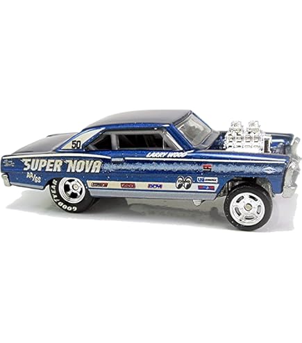 55 Chevy Bel Air Gasser - Hot Wheels - Drag Strip Demons - CAR