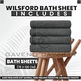 GC GAVENO CAVAILIA Large Bath Towels 4 Pack Egyptian Cotton 75x135 cm view 3