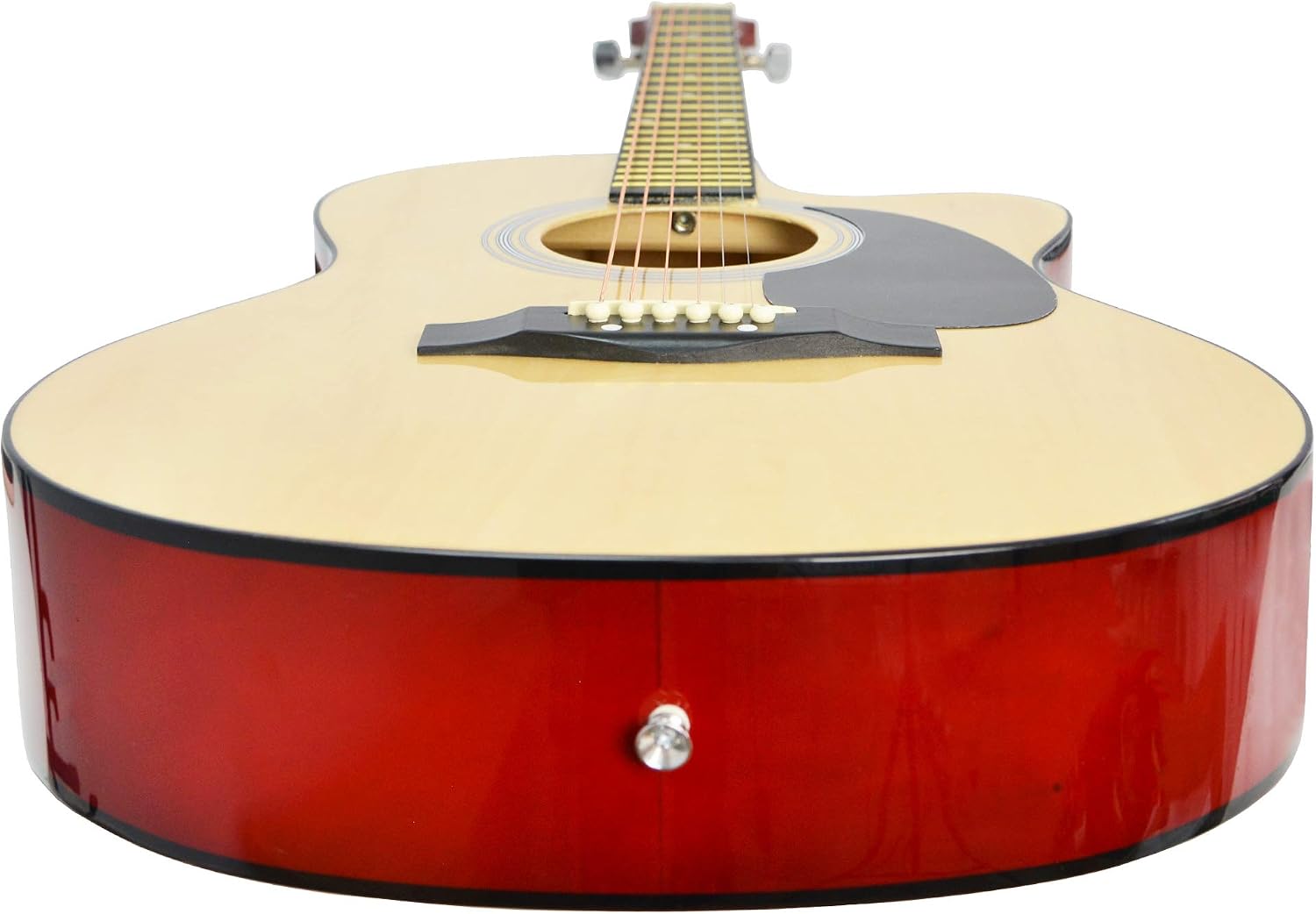3rd Avenue Full Size 4/4 Cutaway Acoustic Guitar Pack Bundle for Beginners, 6 Months FREE Lessons, Bag, Strap - Image 5