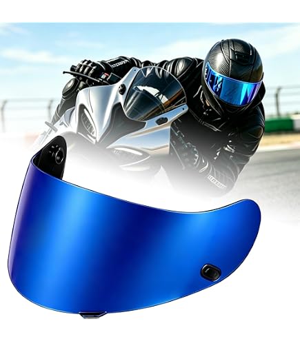 Amazon.com: HJC Accessories HJ-09 Shield RST MIRROR BLUE For AC-12