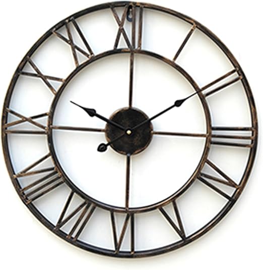 Reloj De Pared Grande 20 Moderno De Metal Diseno Rustico Y En