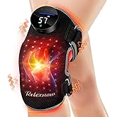Red Light Therapy for Knee with Vibration Massage, Extension Band, Wireless Rechargeable Controller,Near Infrared Light Therapy Heated Device for Knee/Elbow/Shoulder Pain Relief