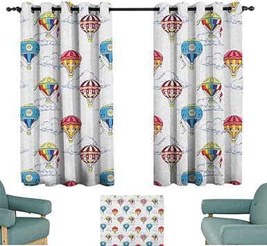 Amazon Com Sanring Colorful Nursery Infant Care Curtains Hand