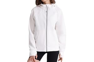 ISEEGZ Womens Fleece Lined Half Zip Pullover Cotton Winter Warm Scuba Sweatshirt for Women with Thumbhole Pocket