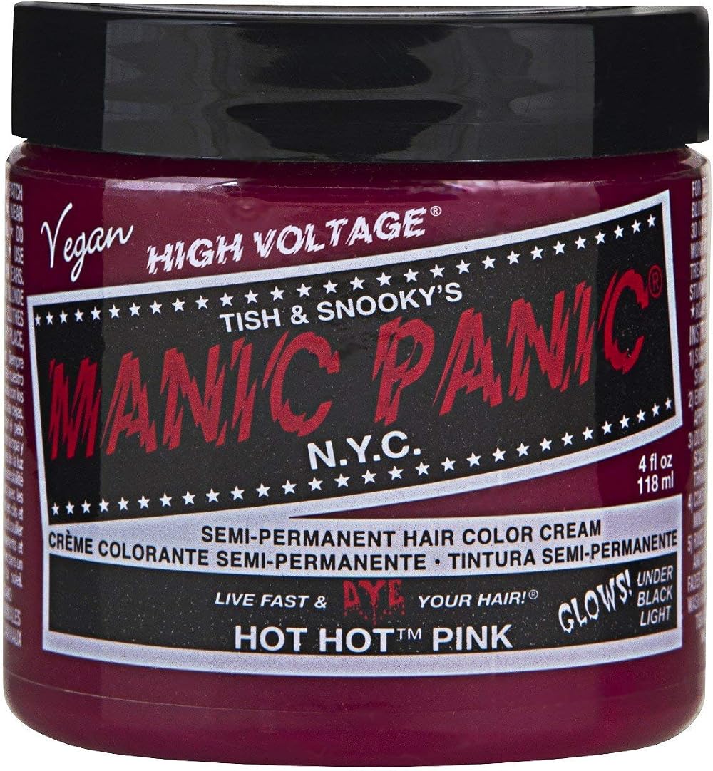 Manic Panic High Voltage Hot Hot Pink Classic Cream Dye 118ml