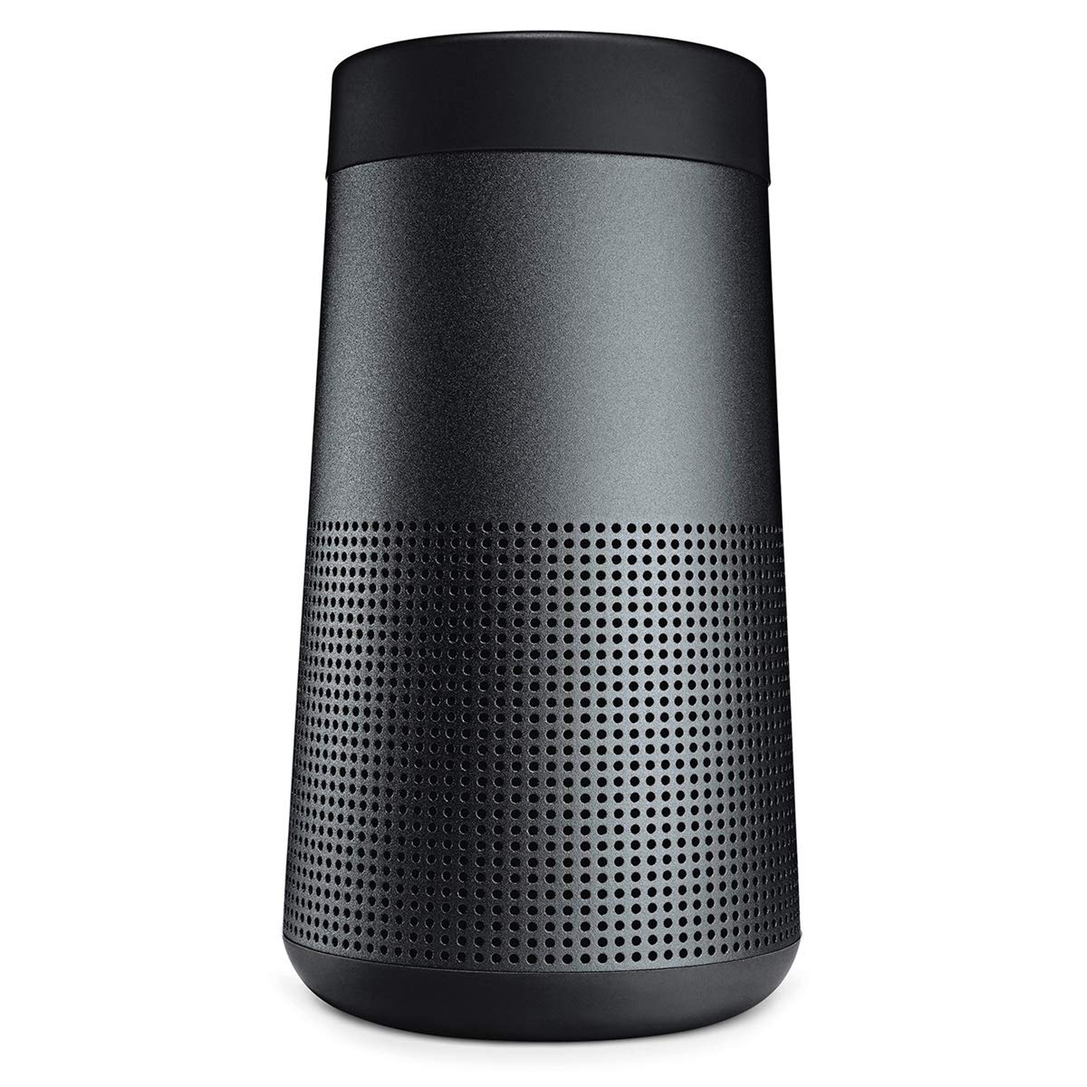 Bose The SoundLink Revolve, el altavoz Bluetooth portátil con sonido envolvente inalámbrico 360, triple negro