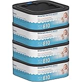 Jumbo Square Refills Disposal Bags Refill Compatible with Diaper Genie Compact, Select and Classic Pails, Hold Up to 810 Newb