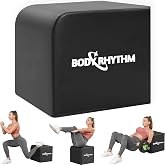 BODYRHYTHM Multi-Functional Total Body Workout Box for Hip Thrust, Glute Bridge, Box Jump Training, Hip Thrust Bench Booty Workout Box Platform.