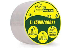 Konload Nursery Grafting Tape Wide 1-3/5 inch Plant Budding Tape for Grafting Self-Adhesive PE Stretchable Film for Grafting,Buddy Tape for Gardening Grafting Tool