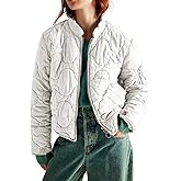 COWOKA Women's Lightweight Zip Up Outerwear Coat Quilted Jacket Warm Down Puffer Jacket With Pockets