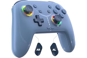 GMBACK Wireless Switch 2 Pro Controller for Nintendo Switch 2/Switch/Lite/OLED, Bluetooth Controller for iPhone/Android/PC/Steam/Mac/iOS/iPad/TV with Macro/Motors/Motion Control/Turbo/800mAh, Royal Blue