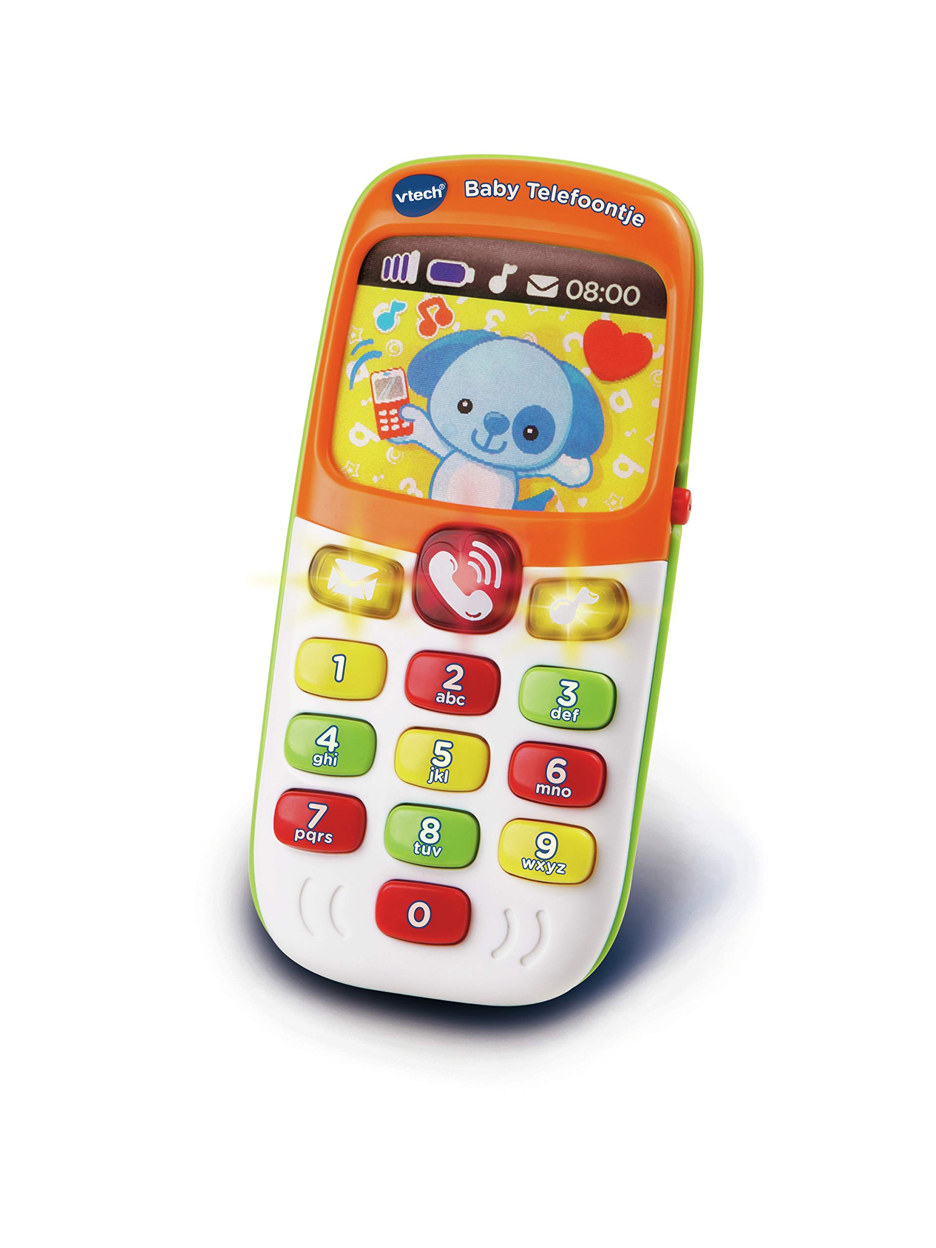 Vtech 80-138123 Baby Telephone (In Dutch), Unisex Child