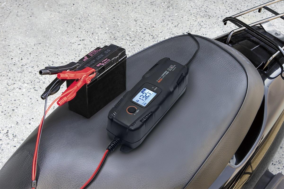Amazon 大橋産業 Bal オートバイ 小型車専用バッテリー充電器 こまめ 12vバッテリー専用 No2710 バイクバッテリー充電器 車 バイク