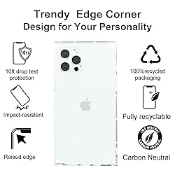 LoeoeL for iPhone 14 Pro Clear Case Rectangle