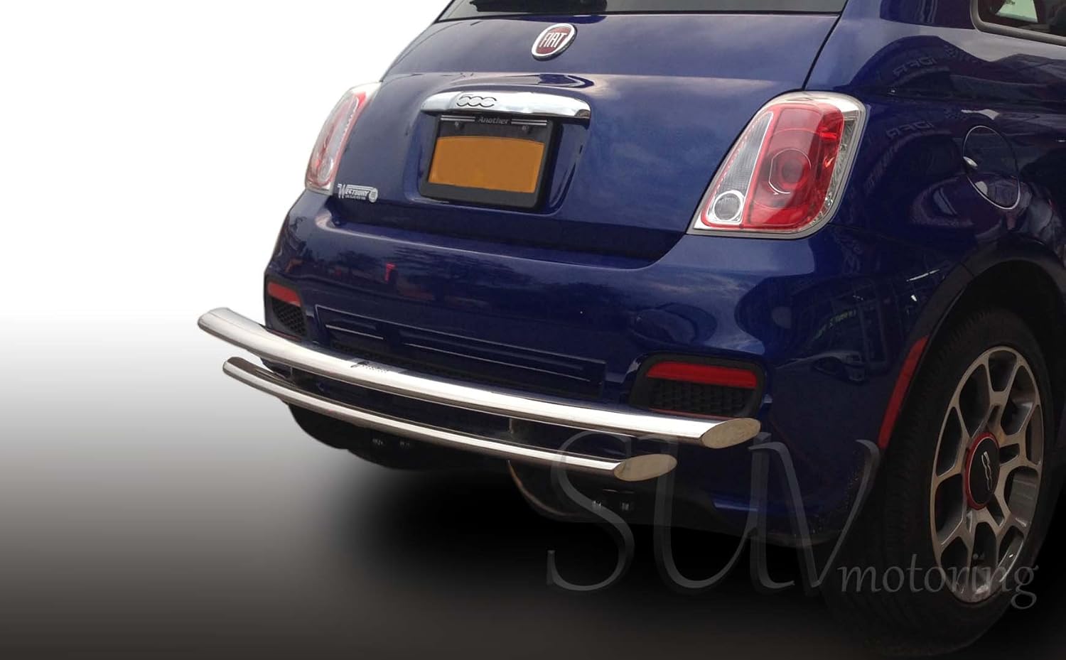 20122015 Fiat 500 Rear Bumper Guard Dual Layer Protector