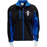 David Carey Originals Ford Mustang Softshell Windproof Work Jacket – Blue & Black – Zip Up