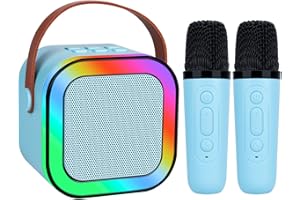 ACHETER Kids& Adult Karaoke Machine, Portable Bluetooth Speaker with Wireless Microphone, 4-18 Years Old Birthday Gifts for Girls Boys,Kids Toys Gifts for Girls Boys 4, 5, 6, 7, 8, 9, 10 +Year Old (Lightpink)