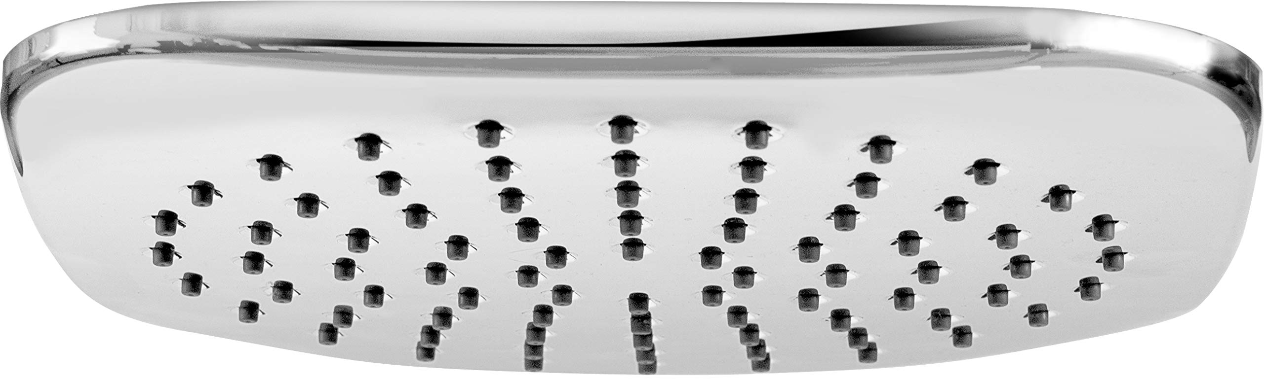 Cornat TECBW3401 Classic Shower Head 225 x 225 mm Head Size 1 Jet Type with Ball Joint and Anti-Limescale Nozzles Chrome-Plated