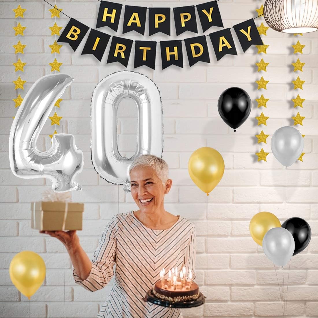 Fournitures De Loisirs Creatifs 25 Ans Decoration Anniversaire Chiffre Ballons 25 Fete Danniversaire Decoration Avec Bannieres De Joyeux Anniversaire Hommes Et Femmes Adult Decor De Fete Ballons Feuille Dargent Decorations Et Accessoires