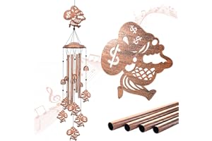 EZTZEN Gnomes Wind Chimes for Outside,Gnomes Gifts for Women/Men/Sympathy Gift/Memorial Gifts/Festival Birthday Gifts Metal windchimes Outdoors/Indoors,Patio Decor,Garden Decor,Yard Decor,Home Decor,Porch