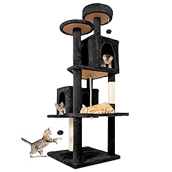 TSCOMON 58.5inch Large Cat Tree Tower Condo for