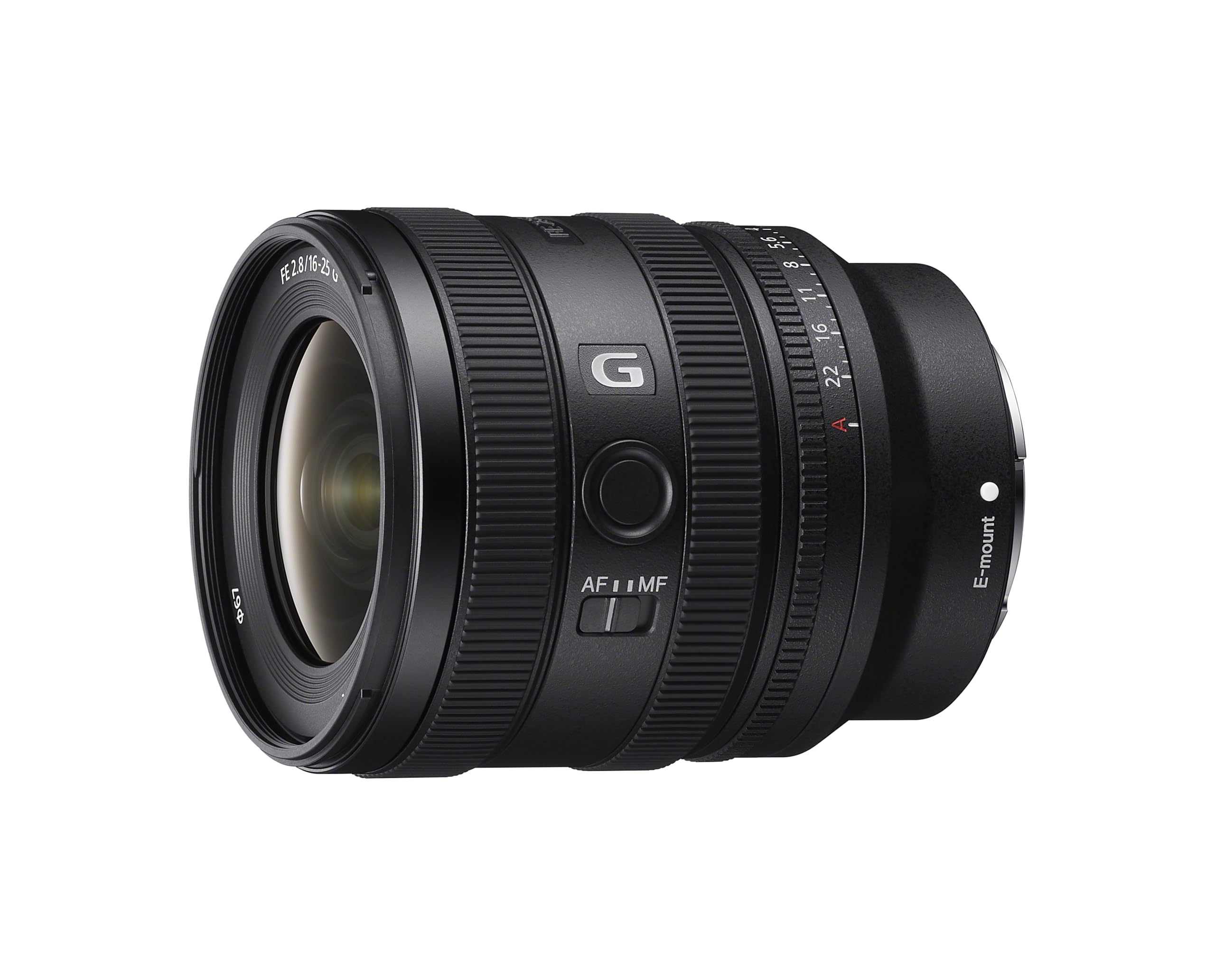 Sony FE 16-25 mm f/2.8 G | Grandangolo zoom full-frame (SEL1625G) compatibile con l'intera serie A7 e A6000 e ZV-E10, attacco E-mount