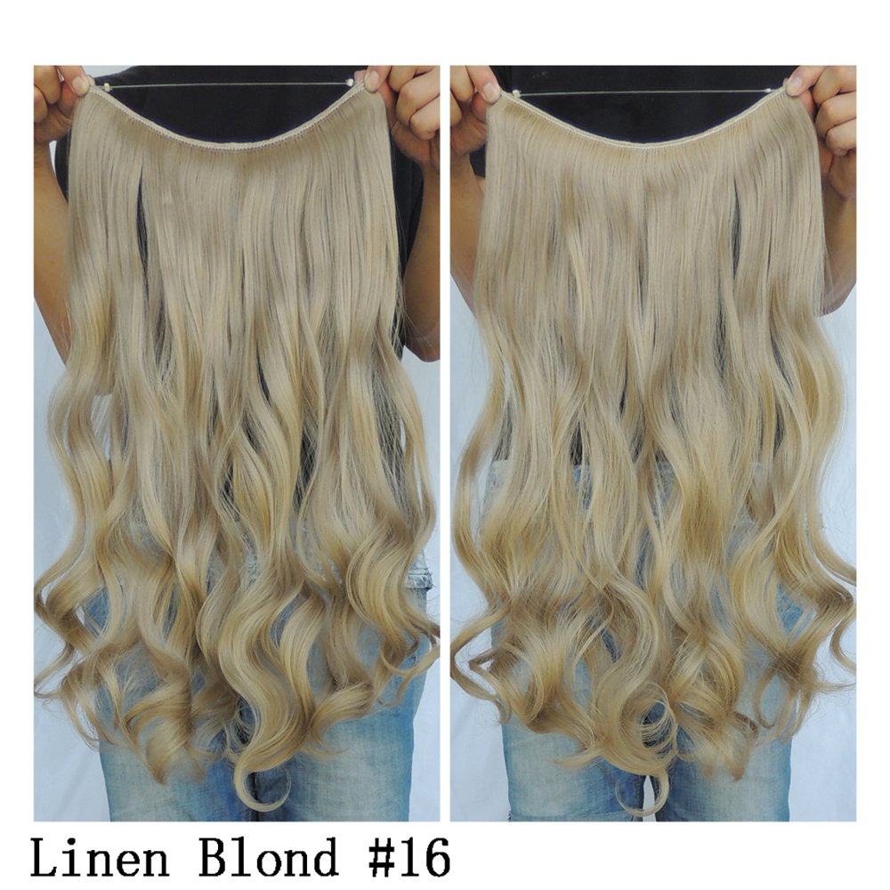 Secret Halo Hair Extensions Flip in Curly Wavy Hair