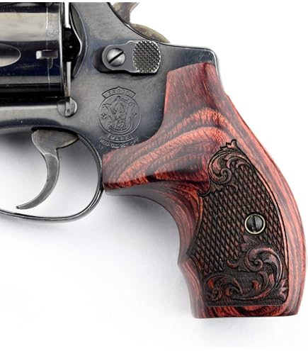 Amazon.com: Zib Grips, J Round Revolver Grips Compatible with S&W
