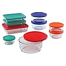 Pyrex 18 Piece Simply Store Food Storage Set, Clear
