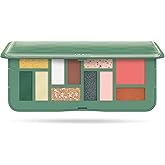 Pupa Milano Make-Up Palette M, 002 Green, 0.42 oz - Eyeshadow Palette with Matte, Shimmer, Metallic Finishes - Highly Pigmented Eyeshadow, Blush Palette - 11 Blendable Eye Makeup Shades - Talc-Free