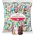 Hershes Easter Bunny Chocolate Treats, Bulk Candy, Individually Wrapped, Assorted Pastel Colors for Egg Hunts and Baskets 2 pounds
