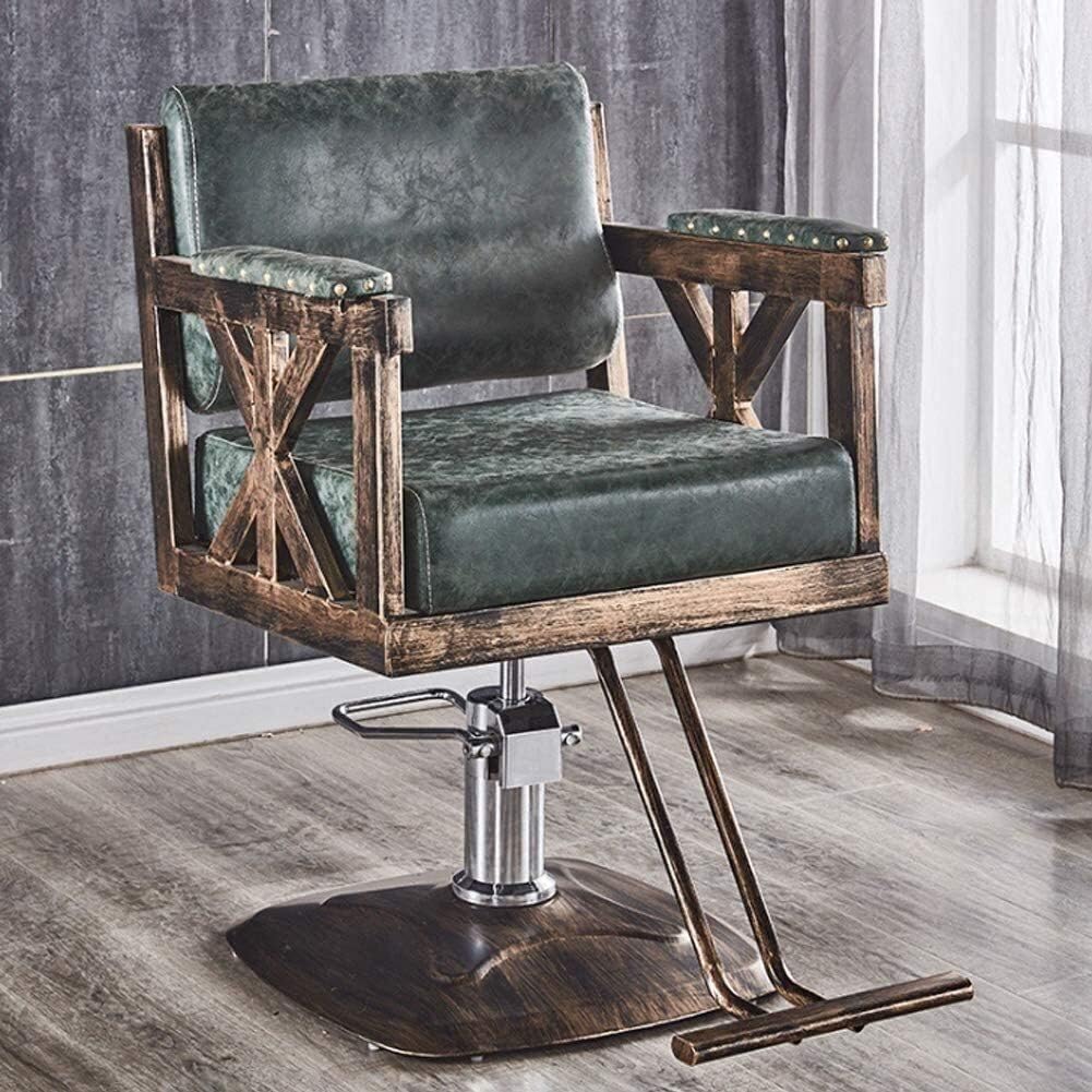 Vintage Salon Chair Hydraulic Beauty Equipment, Retro Salon Chair