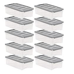 Amazon Basics Plastic Storage Containers with