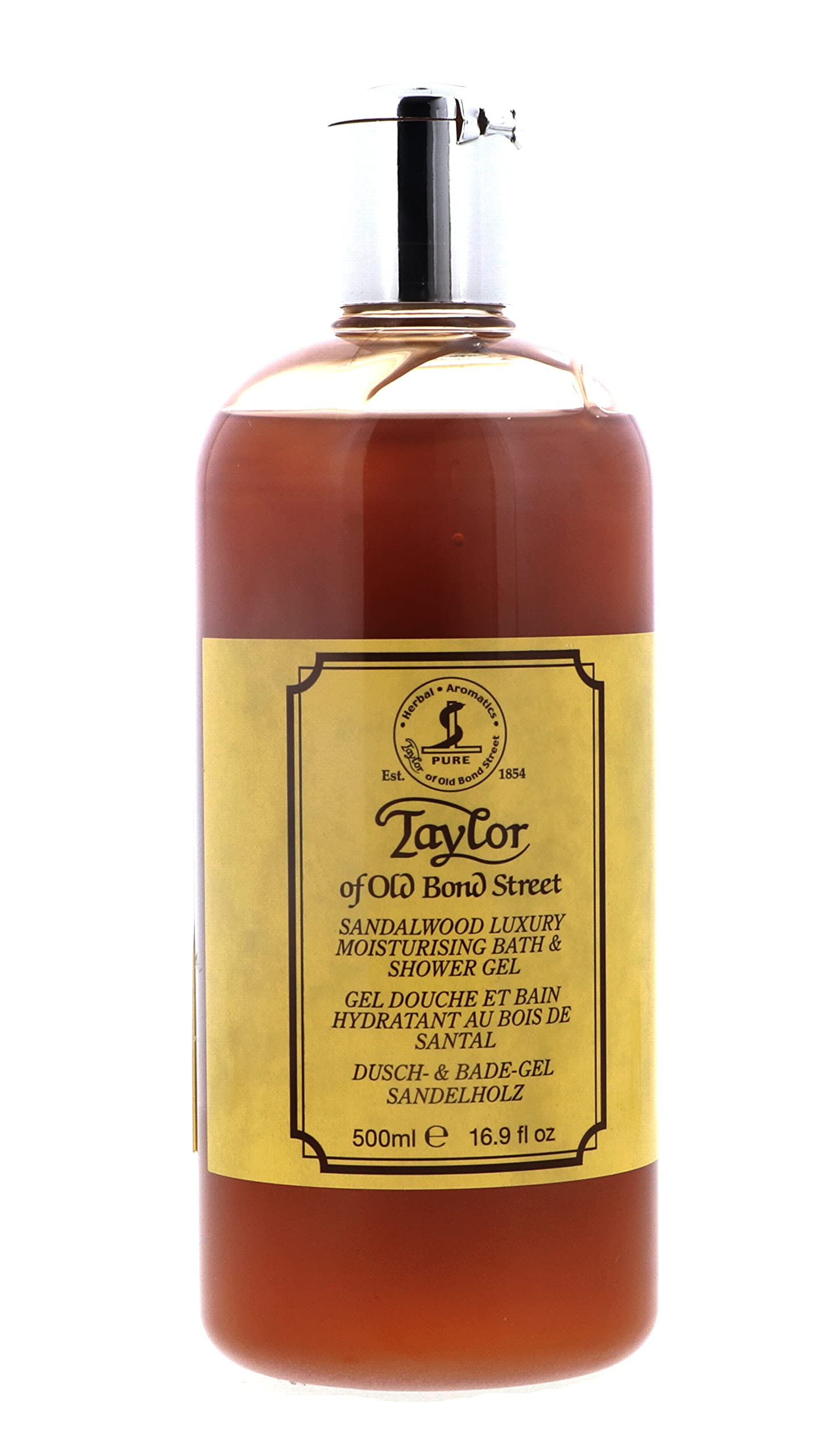 Taylor of Old Bond Street 500ml Luxury Sandalwood Moisturising Bath and Shower Gel