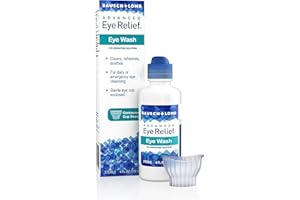 Advanced Eye Relief Eye Wash from Bausch + Lomb, Eye Irrigating Solution, 4 Fl Oz