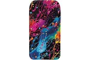 SUITOSELFY Painting Splash Pocket Pen Holder Leather Pencil Pouch Pocket Organizer for Shirts,Lab Coats,Pants,Pocket Protectors for Pens and Pencils,Pocket Pouch for Holds Pens,Pointers,Pencils,Ruler